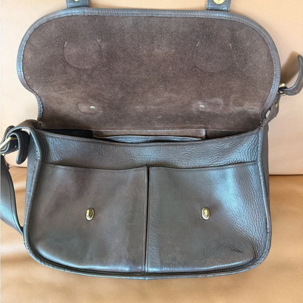 Vintage Coach Leather Messenger Bag